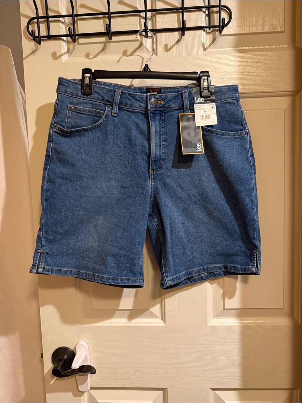 Lee Women’s Blue Denim Bermuda Shorts